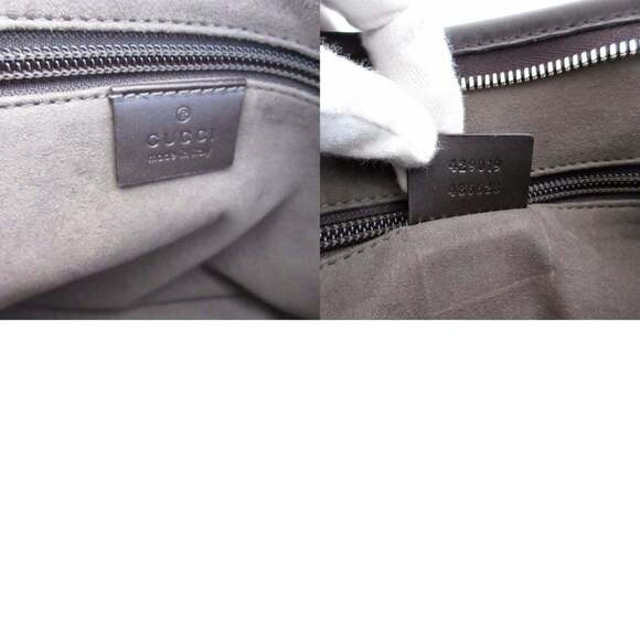 GUCCI Brown Leather Shoulder Bag - Picture 5 of 5